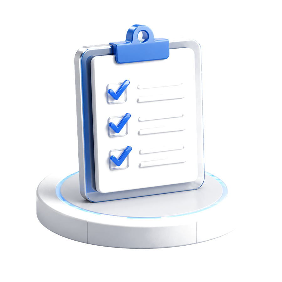 Guided survey checklist